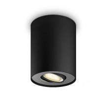 Pillar hue lampa sufitowa spot 1x50W GU10 230V czarna - bez ściemniacza
