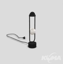 Luppiter lampka stołowa led 5W 2700K 515lm czarna /alabaster