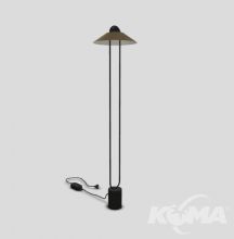 Luppiter lampa podłogowa led 12,5W 2700K 1566lm czarno/złota