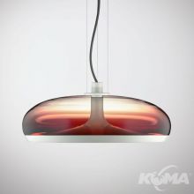 Aurelia oprawa wisząca led 11,6W + 14,4w 3000K ściemnialna biała/bordo