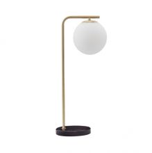 Alvarez lampa stołowa złota/czarna 1x5W E14