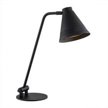 Avalone lampa biurkowa E27 15W czarno/złota