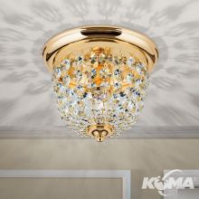 Plafond plafon E27 26cm zloty