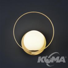 Halo kinkiet led 5W 2700K/3000K ściemnialny złoty