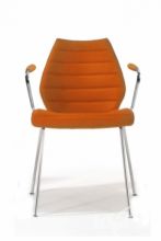 Maui soft krzeslo Z podramiennikiem 58x52x77cm pomaranczowy
