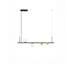 Noble oprawa wisząca 10W 1007lm 3000K + 2xG9 8w czarna 