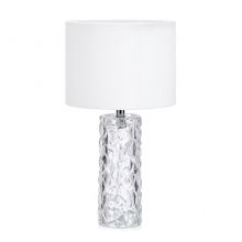 Madame lampa stołowa 1x60W E27 230V transparentna/biały abażur