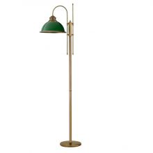 Lido lampa stojąca 1x60W E27 patyna / klosz zielony