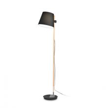 AXEL_PT1 lampa podłogowa z abażurem 1x60W E27 czarny