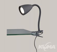 Wanda lampka na klips GU10 8W czarny