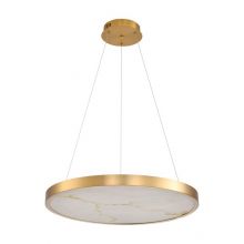 Alchemy oprawa wisząca led 49W 3000K 3900lm alabaster złota matowa