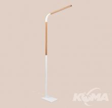 Norris lampa podłogowa led 11W 3000K 1400lm biała/drewno