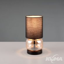 Elio lampka stołowa E27 12W czarna