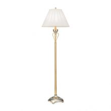 Tizia Lampa podłogowa 1x60W E27 złota + ozdobne dekoracje