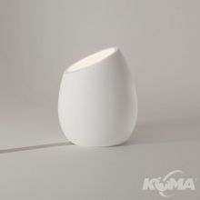 Limina_Gips lampa stołowa biała 1x6W GU10