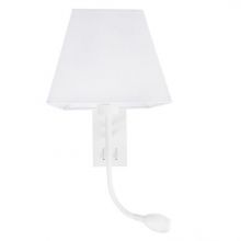 Valencia kinkiet E27 12W + led zintegrowany biały