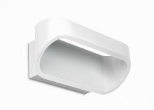 Oval kinkiet LED 1x4W 230V biały