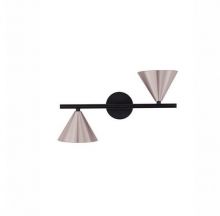 Conico plafon/reflektor 2xGU10 10W czarny/coffee