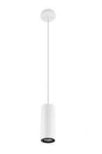 Pipe lampa wisząca 1x50W GU10 230V biała z elementami czerni