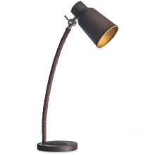 Funk lampa biurkowa 1x60W E27 brązowy