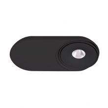 Vector reflektor ścienno/sufitowy led 10W 3000K 614lm czarny