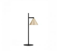 Conico lampka stołowa GU10 10W czarna/złota matowa