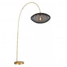 Corina lampa podłogowa E27 15W czarno/złota