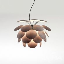 Discoco lampa wisząca drewno dębowe śr. 68 cm 3x14W 