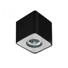Nino lampa sufitowa 1x50W GU10 230V czarna/aluminium