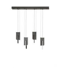 Totem oprawa wisząca led 36W 1676lm 3000K ściemnialna ciemna szara