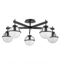 Hollis oprawa sufitowa 5xE14 9W IP44 czarna