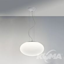 Zeppo lampa wisząca 1x100W E27 40cm klosz biały chrom