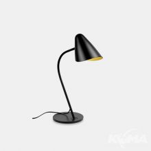 Organic lampa stołowa czarna/złoty 23W max E27