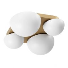 Lumien ap 4l oprawa sufitowa led 26W cct 2700K/3000K złoty matowy
