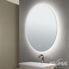 Focus_led lustro Ø60cm, z zabezpieczeniem przed matowieniem