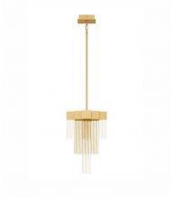 Revia lampa wisząca led 8W 351lm 3000K złota matowa