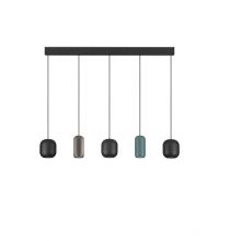 Marlin oprawa wisząca 5xGU10 10W czarna