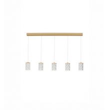 Phos oprawa wiszaca led 7x5W 1925lm 3000K złota matowa