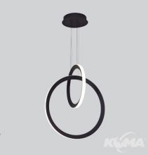 Kit_esurf lampa wisząca 48W 3000K 3840lm led CRI>80 czarny
