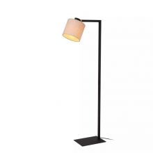 Lessey lampa podłogowa E27 12W czarna