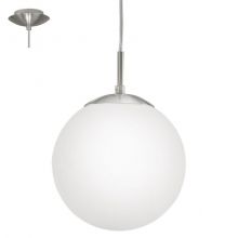 Rondo lampa wisząca biała Ø20 cm. 1x60W E27 230V