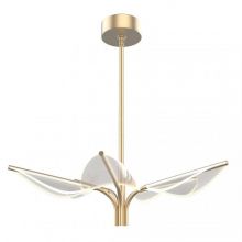 Floriana oprawa sufitowa led 5x7W 3000K 1400lm złota matowa