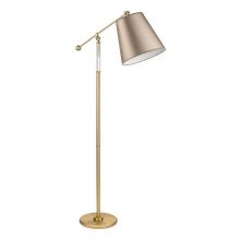Tadea lampa stojąca podłogowa 1x60W E27 plus abażur patyna