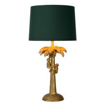 Coconut lampa stołowa złota/zielona 1x40W E14