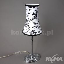 Chantilly stolowa lampa 1x60W E14 chrome/white