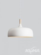 Acorn lampa wisząca 1x100W E27 48cm buk/biały