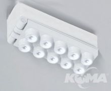 Top ten klinkiet/plafon 10x3W LED biały