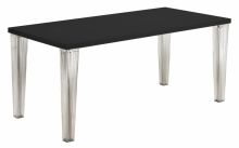Toptop stol 160x80x72cm lakier/czarny lsniacy