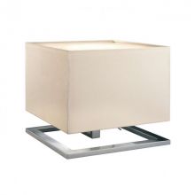 Quadratus lampa stołowa 2x75W E27 230V biała