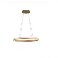 Vivies oprawa wisząca led 36W 3000K 4800lm złota